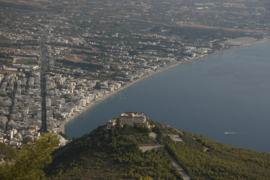 Panoramic photo of monastery